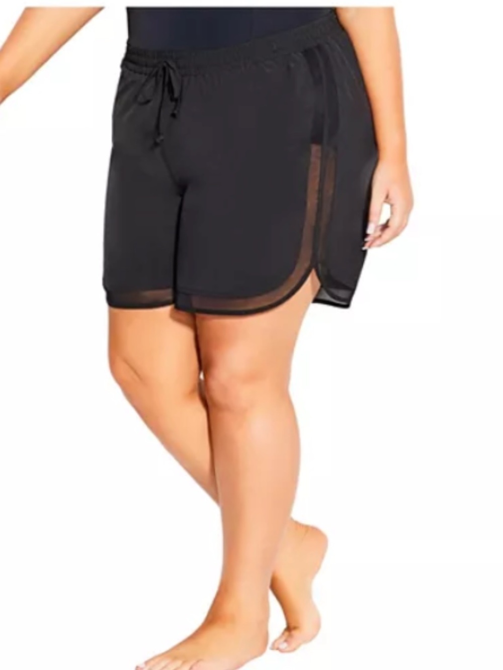 AVENUE Plus Size Longline Board Short, 16-18